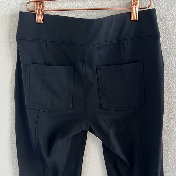 Athleta Metro Active Pants Front and Back Pockets Black Small - Picture 6 of 8